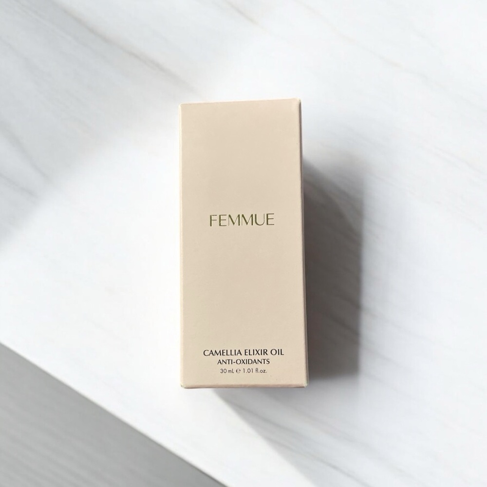 FEMMUE Camellia Elixir Oil Anti-Oxidants combats skin stress from environment